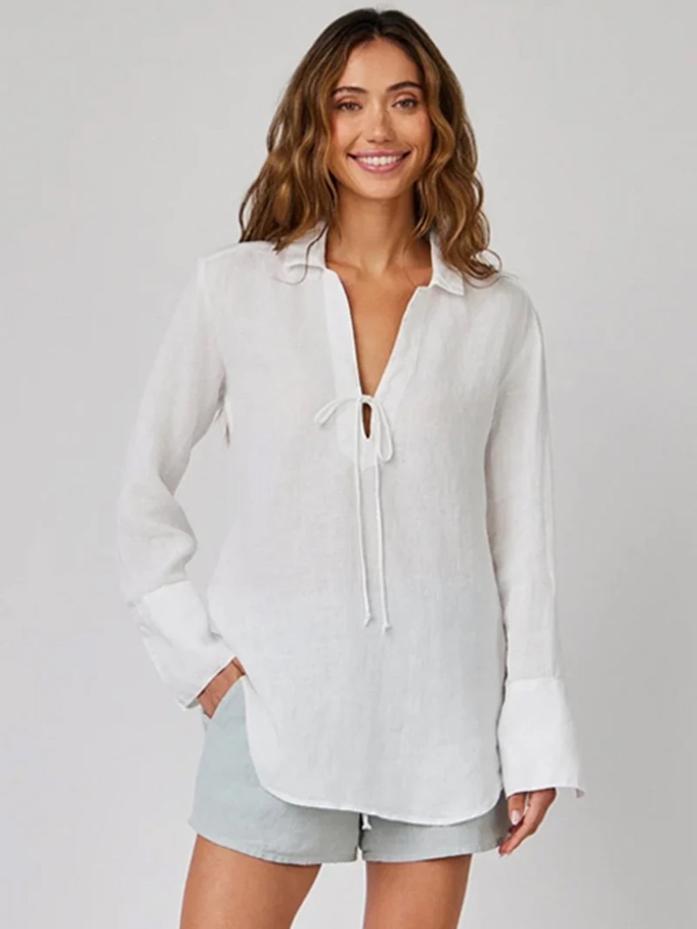 *NWT* Bella Dahl Tie Neck Tunic
